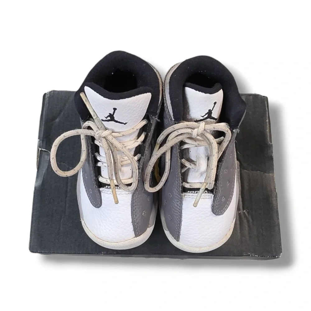 Nike Air Jordan 13 Retro TD Atmosphere Grey Toddler Size 6C 414581-016